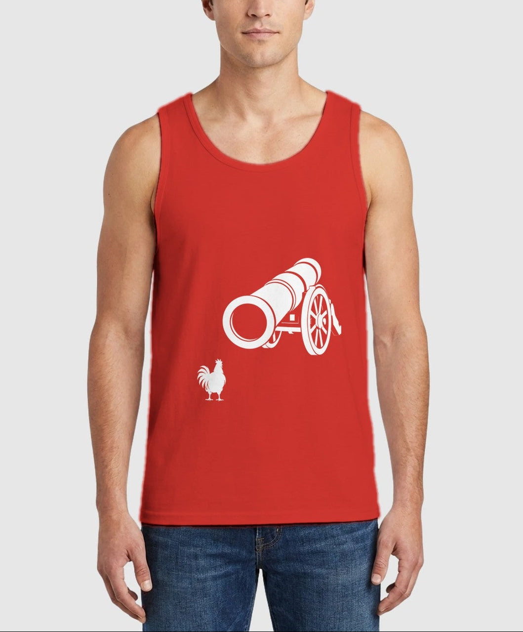 BYE BYE CHICKEN | Unisex Tri-Blend Tank