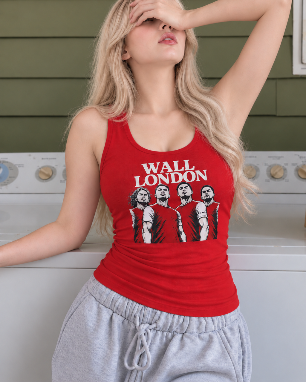 WALL LONDON | Unisex Tri-Blend Tank