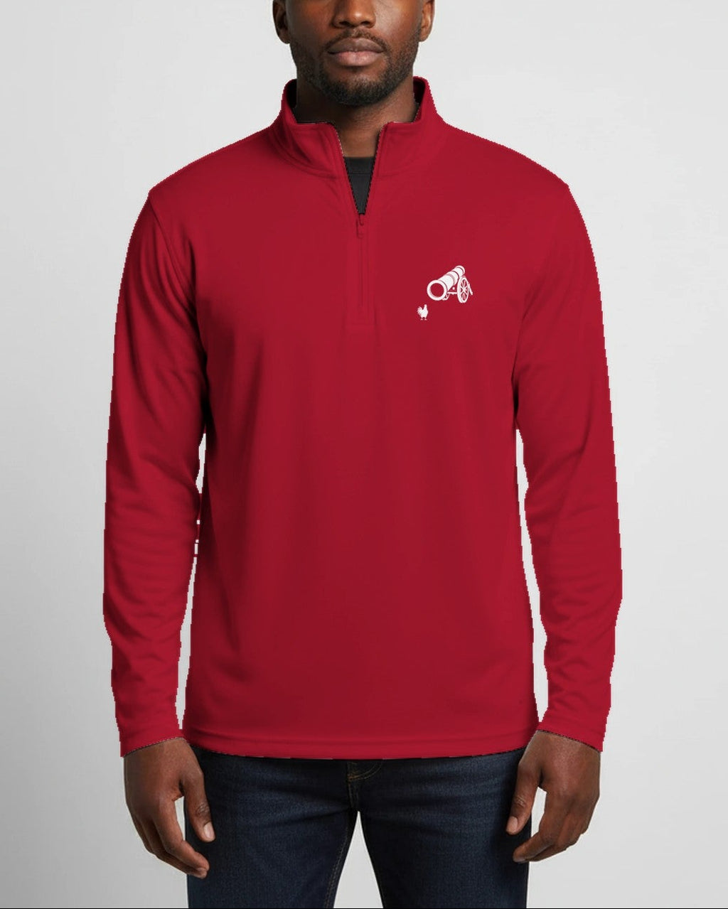 BYE BYE CHIKEN | Unisex Quarter-Zip Pullover