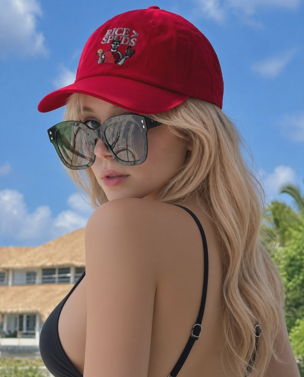 RICE OVER SPUDS | Flexfit Baseball Cap